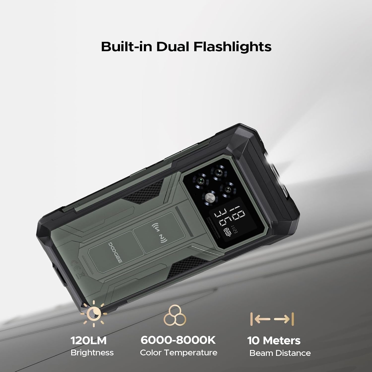 S200 Max 5G Rugged Phone Unlocked,Android 15 Rugged Smartphone with 1.3" Rear Screen,22000Mah/66W,36Gb+512Gb/Tf 2TB,108MP+20MP Night Vision Camera,6.72" Fhd+/120Hz,Dual Unlock/Nfc/5G Dual SIM