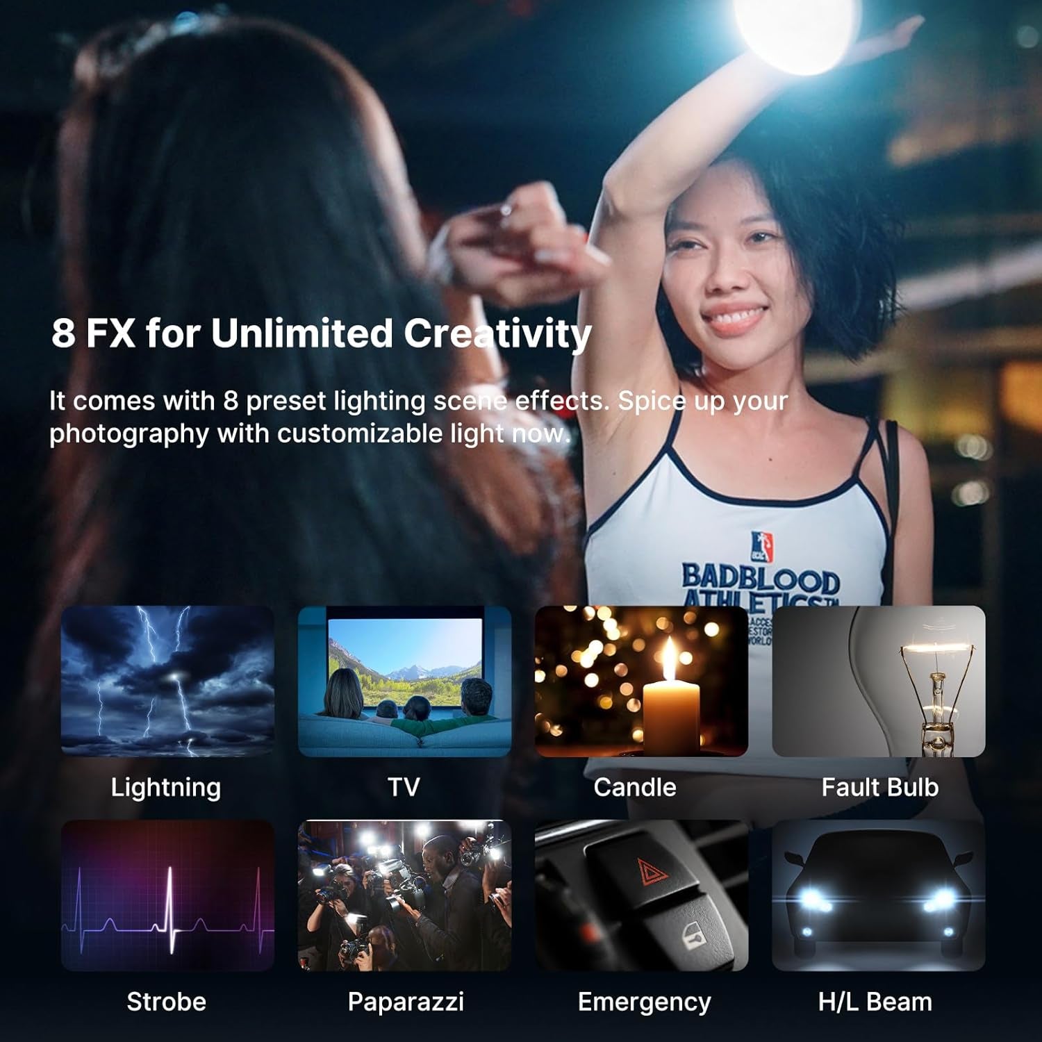 L023 40W Pro LED Video Light W Built-In 3400Mah Battery & PD Fast Charging, Portable Overlock 50W Cob Light, Handheld Bicolor 2500K-6000K Continuous Output Lighting with 8 Scenes for Video
