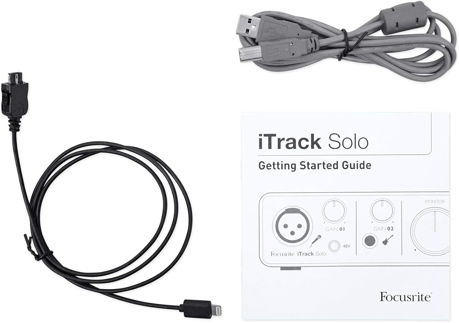 Itrack Solo Audio Interface for Mac, PC, and Ipad – USB Audio Interface for Recording, Streaming, and Podcasting with XLR, Line-In, and Professional Software Included