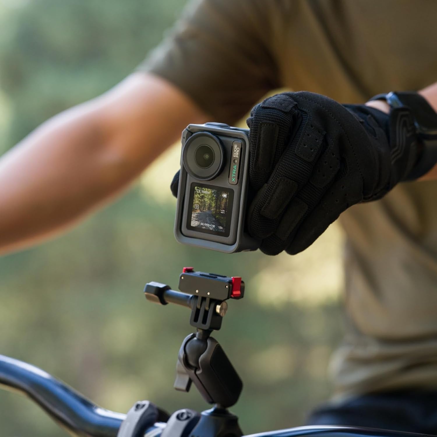Pro Action Camera, 4K Vlogging Camera with 1/1.3'' Sensor, 65Ft Waterproof, Night View & Stabilization for Cycling, Diving, Sports Shooting