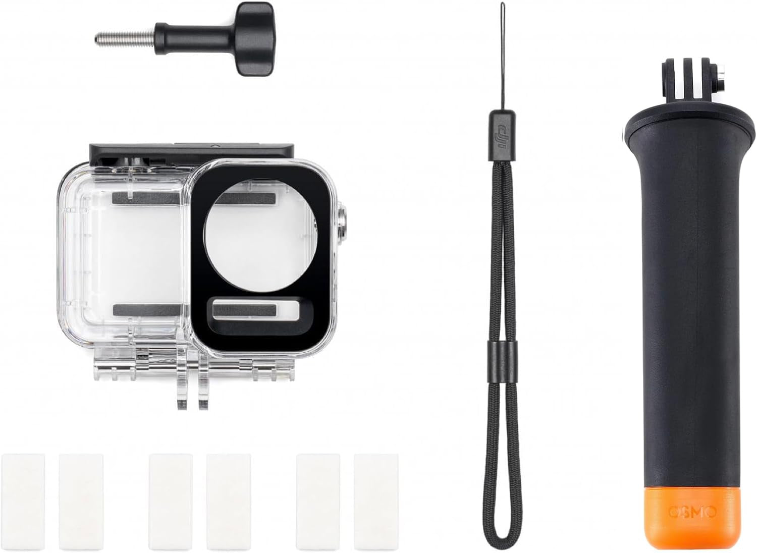 Osmo Action Diving Accessory Kit, Compatibility: Osmo Action 3, Osmo Action 4, Osmo Action 5 Pro