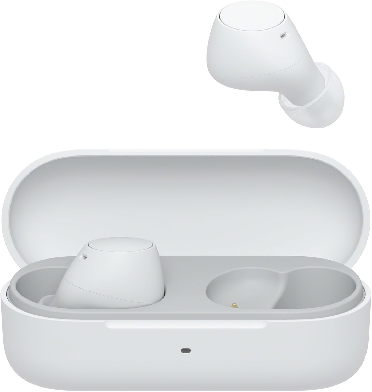 WF-C510 Truly Wireless In-Ear Bluetooth Earbud Headphones with up to 22-Hour Battery, Multipoint-Connection, Mic and IPX4 Water Resistance, White- New