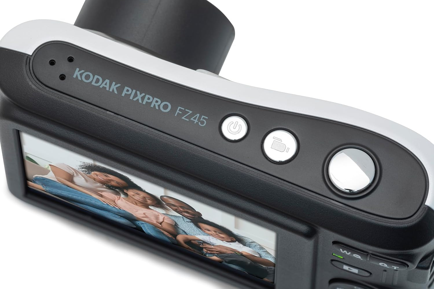 PIXPRO Friendly Zoom FZ45-WH 16MP Digital Camera with 4X Optical Zoom 27Mm Wide Angle and 2.7" LCD Screen (White)