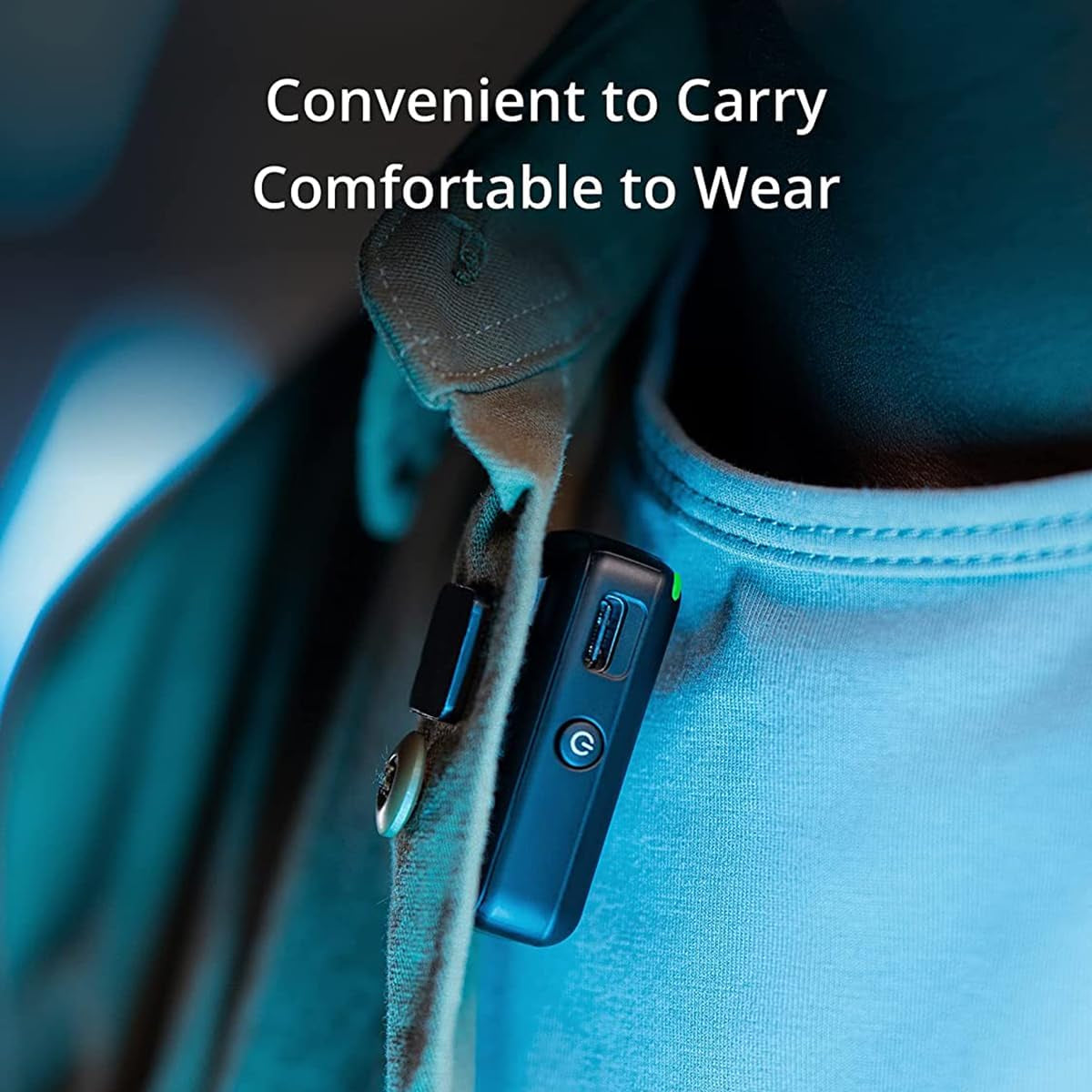 Mic Wireless Microphone System and Audio Recorder Bundle with Deco Gear 7" Hard Case + Clip-On Mini Lapel Microphone X2 & 1YR CPS Enhanced Protection Pack