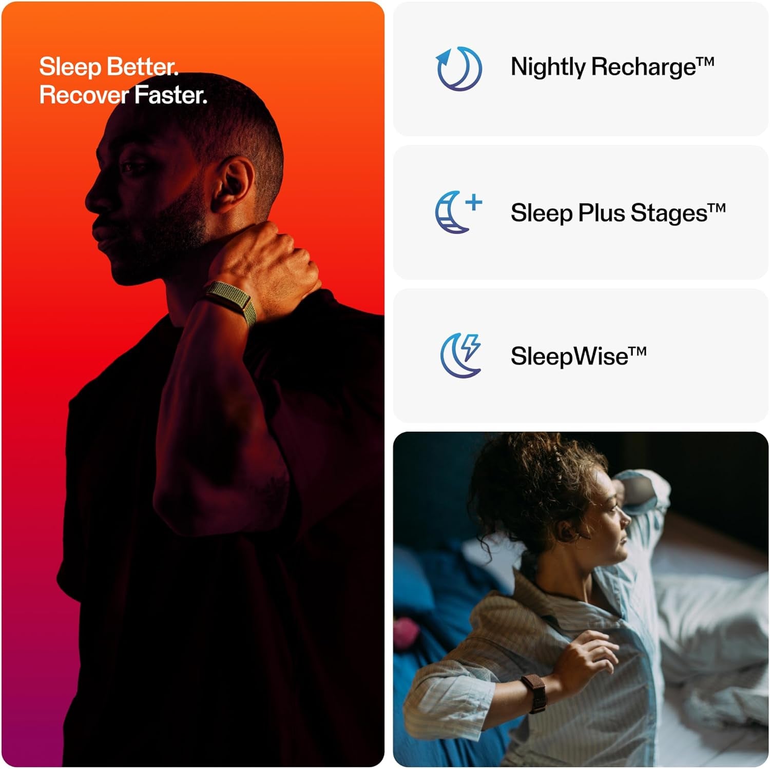 Loop – Smart Screen-Free Wearable Health & Fitness Band with 24/7 Heart Rate, Sleep & Activity Tracking, Automatic Training Detection, No Subscription, 8-Day Battery.