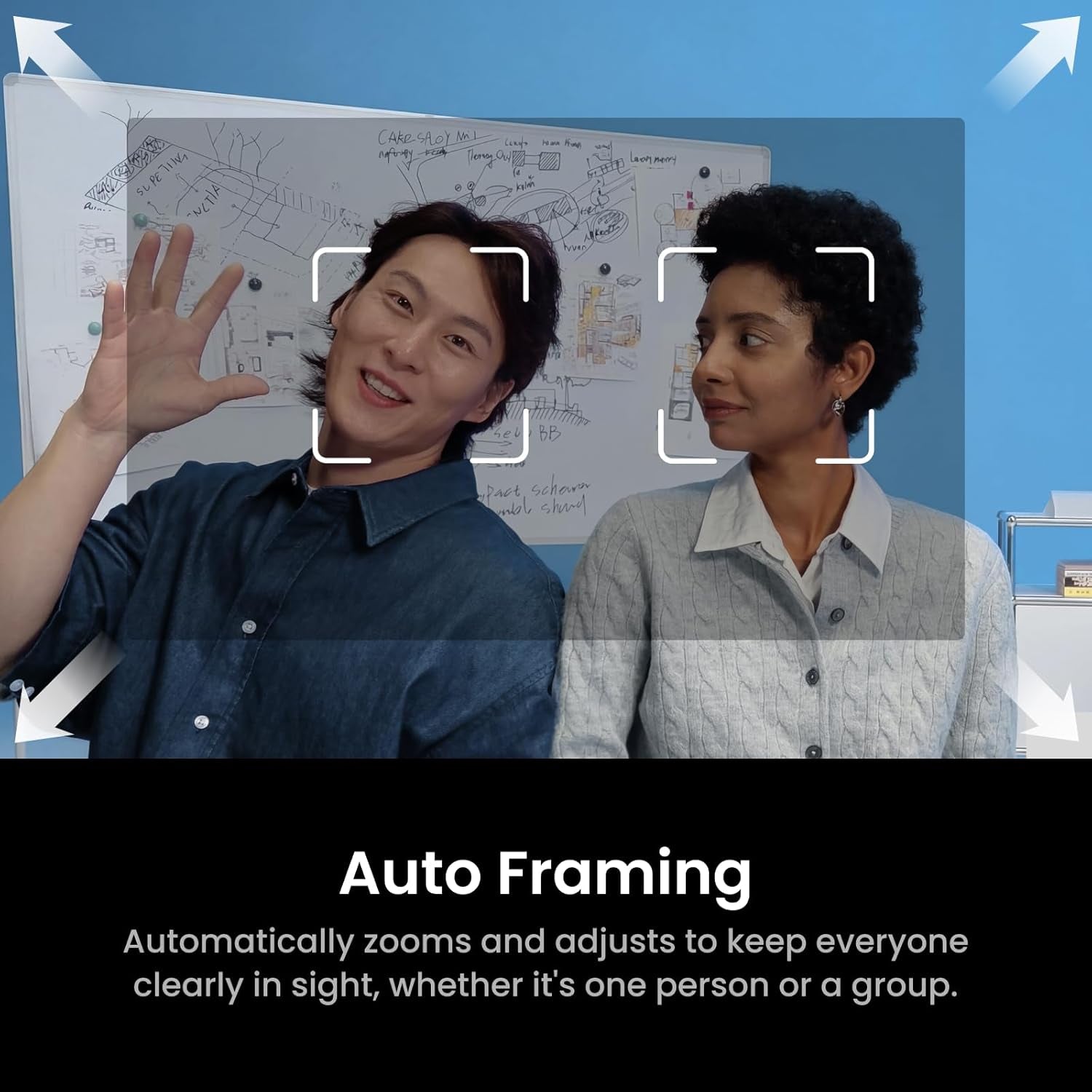 Link 2C Pro – 4K Webcam for Pc/Mac, 1/1.3” Sensor, Low-Light, Auto Framing, HDR, Directional Noise-Canceling Mics, Supports Stream Deck, Zoom, Teams, Twitch for Streaming or Meetings