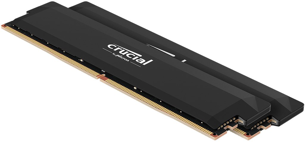 Crucial Pro OC Kit DDR5-6400MHz Gaming Memory RAM