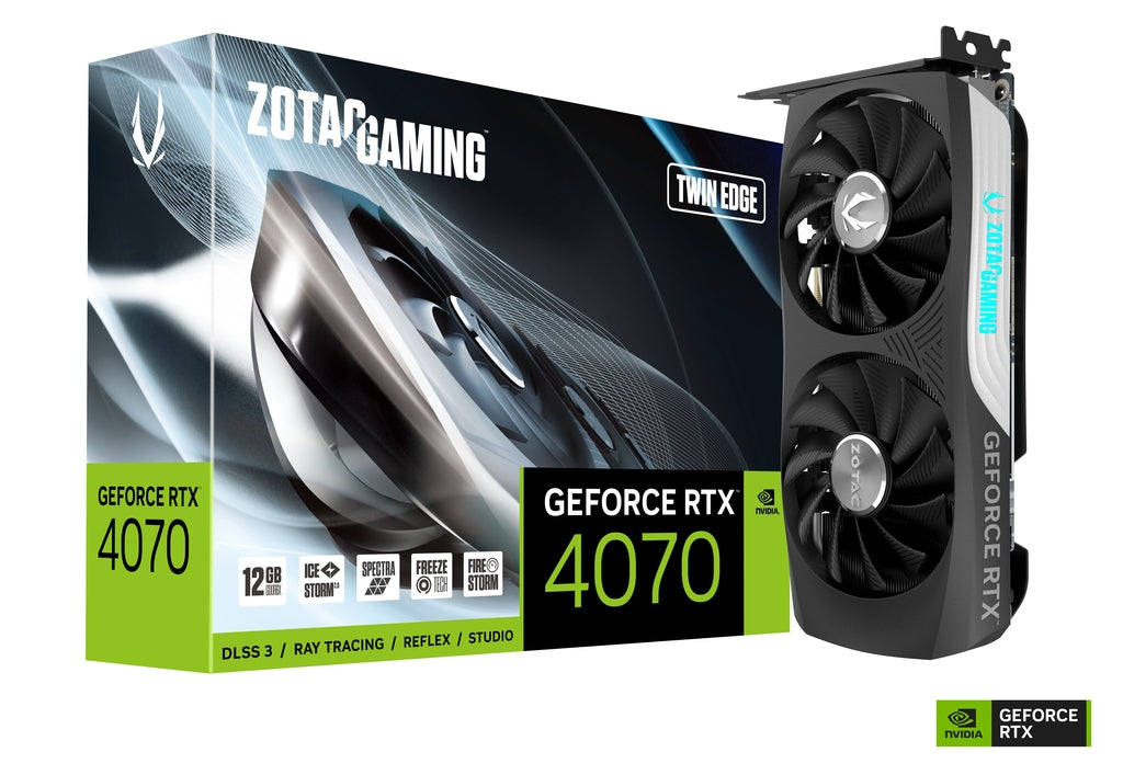 ZOTAC Gaming GeForce RTX 4070 Twin Edge GPU
