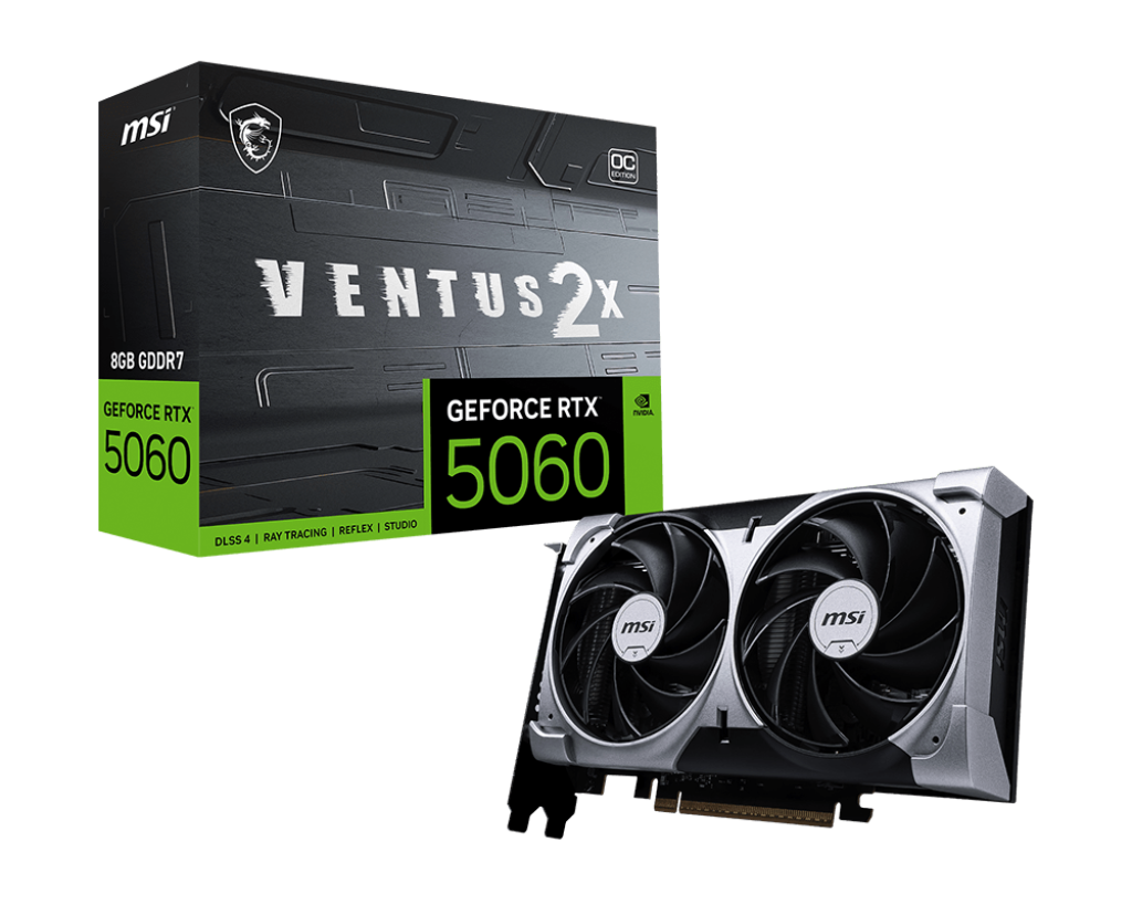 MSI GeForce RTX 5060 8G VENTUS 2X OC GPU